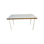 A.N Custom Furniture White Wooden Top Desk