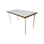 A.N Custom Furniture White Wooden Top Desk