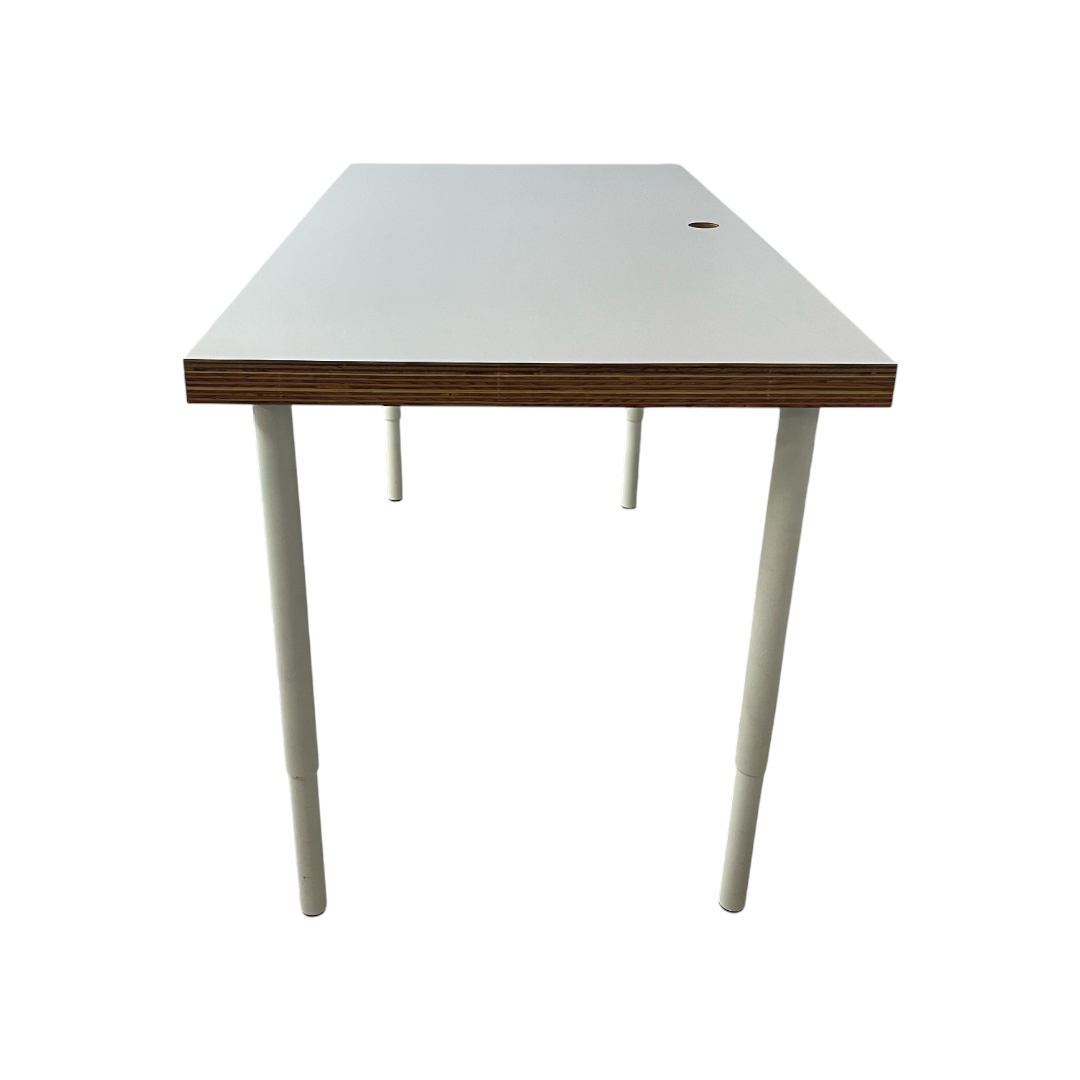A.N Custom Furniture White Wooden Top Desk