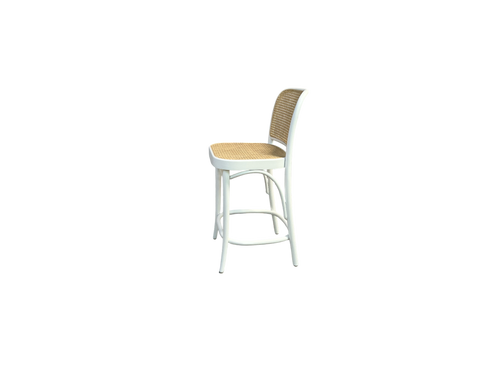 Taburete de bar Design Public 811 - Asiento y respaldo de caña, image 8