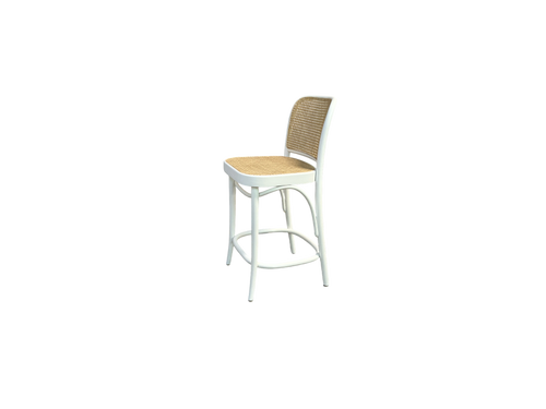 Taburete de bar Design Public 811 - Asiento y respaldo de caña, image 7