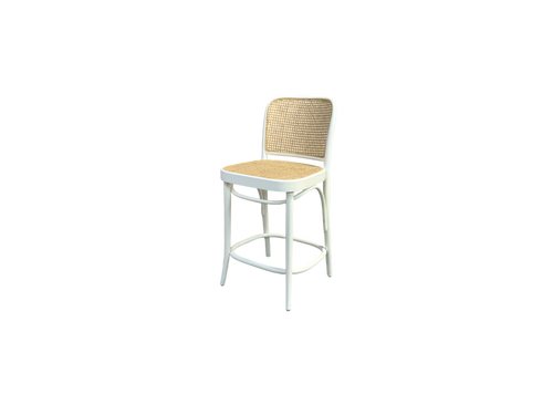 Taburete de bar Design Public 811 - Asiento y respaldo de caña, image 4