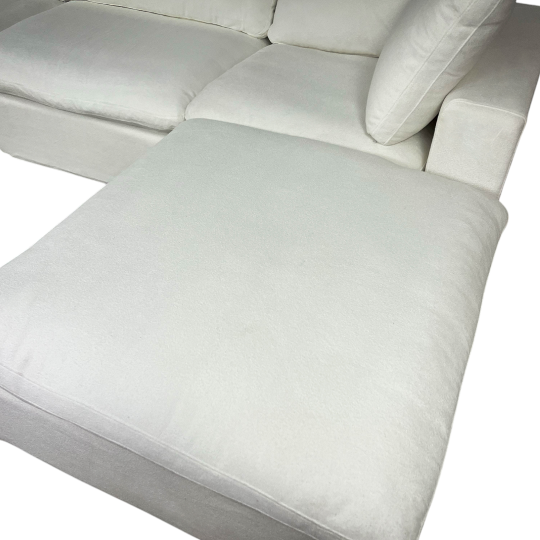 Brand New Modular Cloud Couch with Storage Ottoman