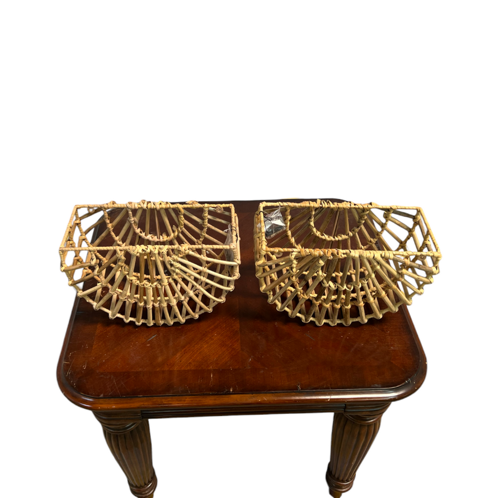 Havenly Main + Mesa Woven Cane Wall Pocket Set