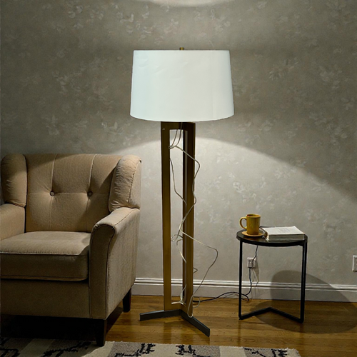 Arteriors Newman Floor Lamp, 19" × 7.5" × 63.5" — image 1 of 4