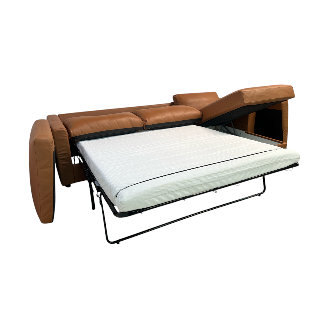 Ikea FINNALA 3-seat Sleeper Sectional with Storage, GrannBomstad Golden Brown