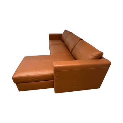 Ikea FINNALA 3-seat Sleeper Sectional with Storage, GrannBomstad Golden Brown