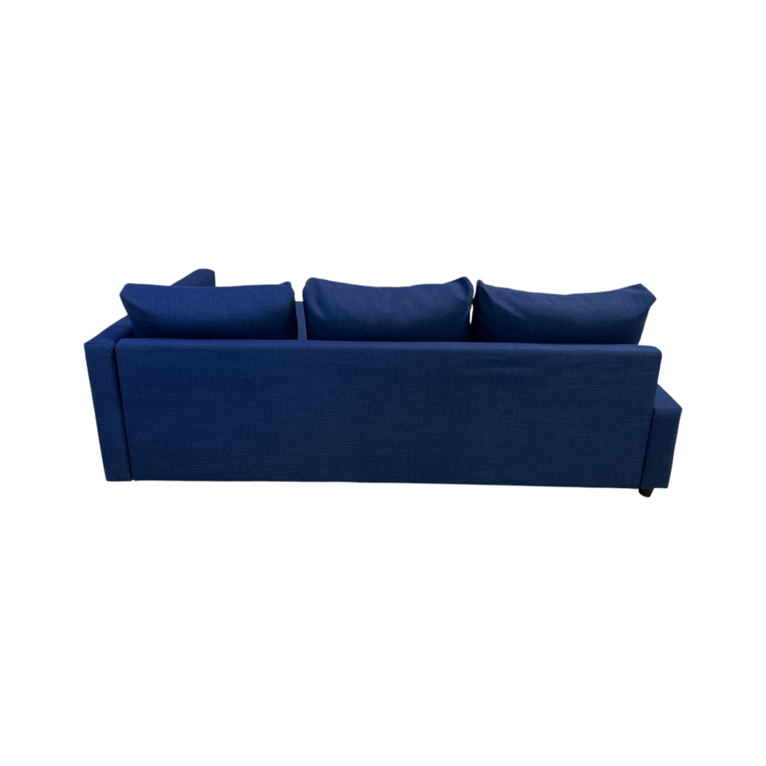 Ikea Friheten Blue Sectional Couch Sleeper Storage
