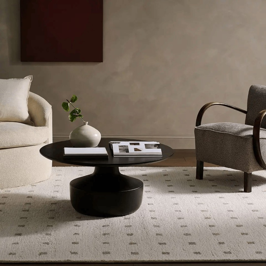 Jaipur Living Form And Weave Jinni FAW01 Ivory / White Tan Beige Area Rug