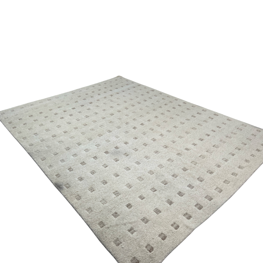 Jaipur Living Form And Weave Jinni FAW01 Ivory / White Tan Beige Area Rug