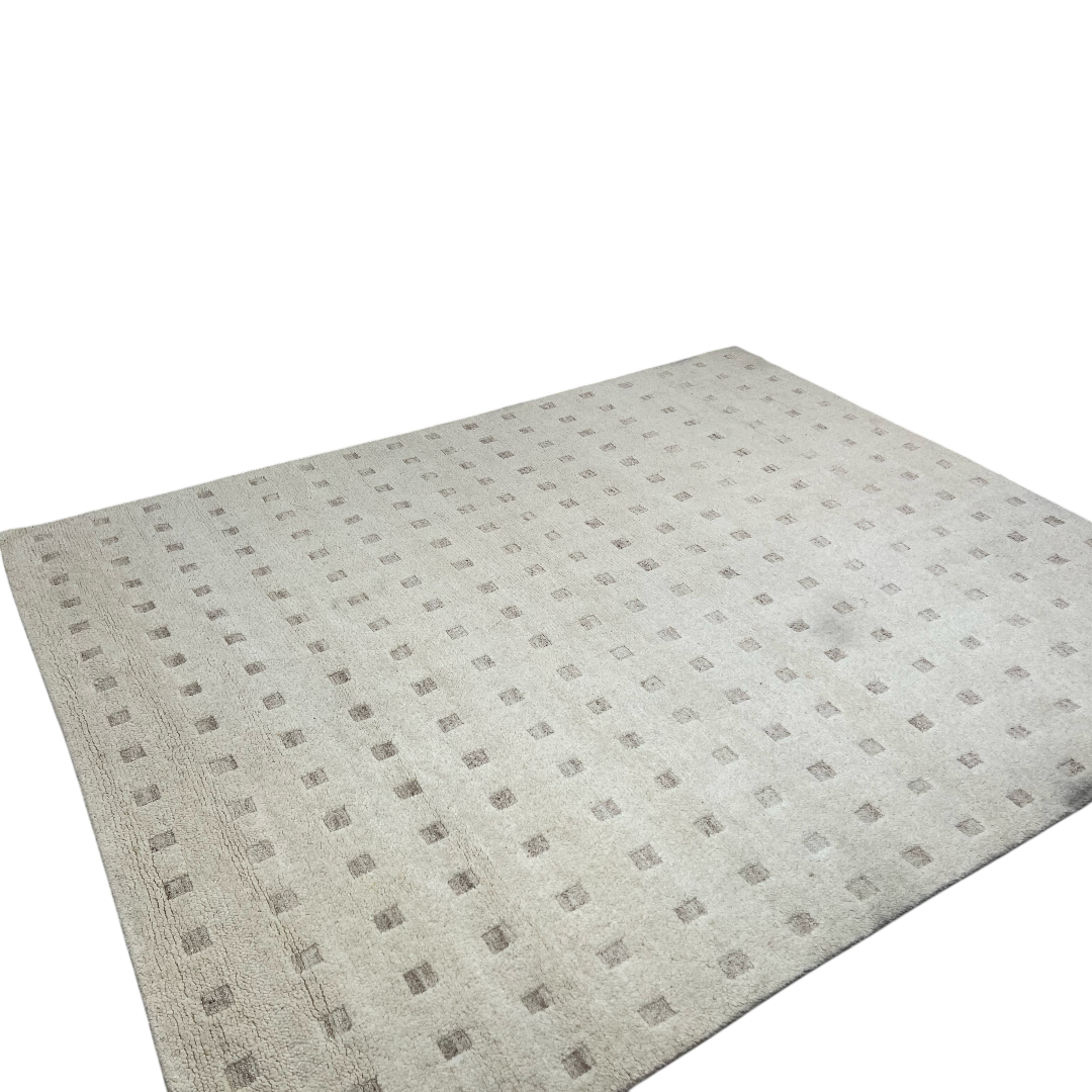 Jaipur Living Form And Weave Jinni FAW01 Ivory / White Tan Beige Area Rug