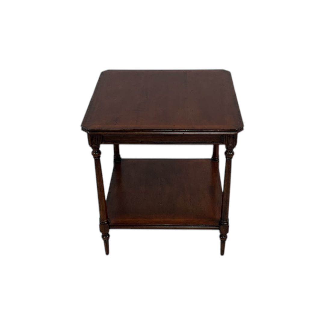 Jonathan Charles Fine Furniture Country Farmhouse Solid Wood End Table