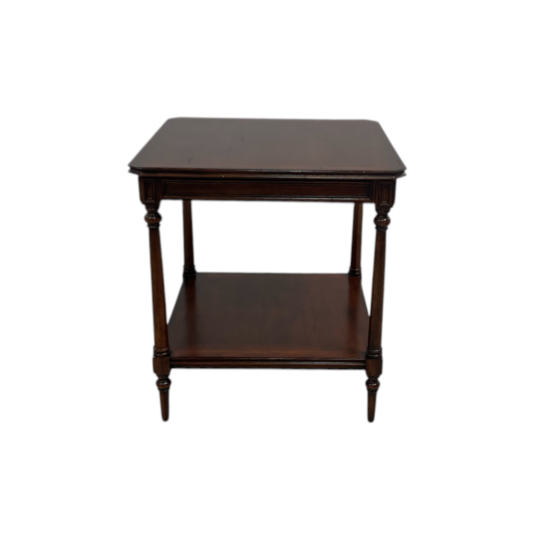 Jonathan Charles Fine Furniture Country Farmhouse Solid Wood End Table