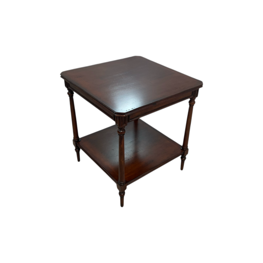 Jonathan Charles Fine Furniture Country Farmhouse Solid Wood End Table