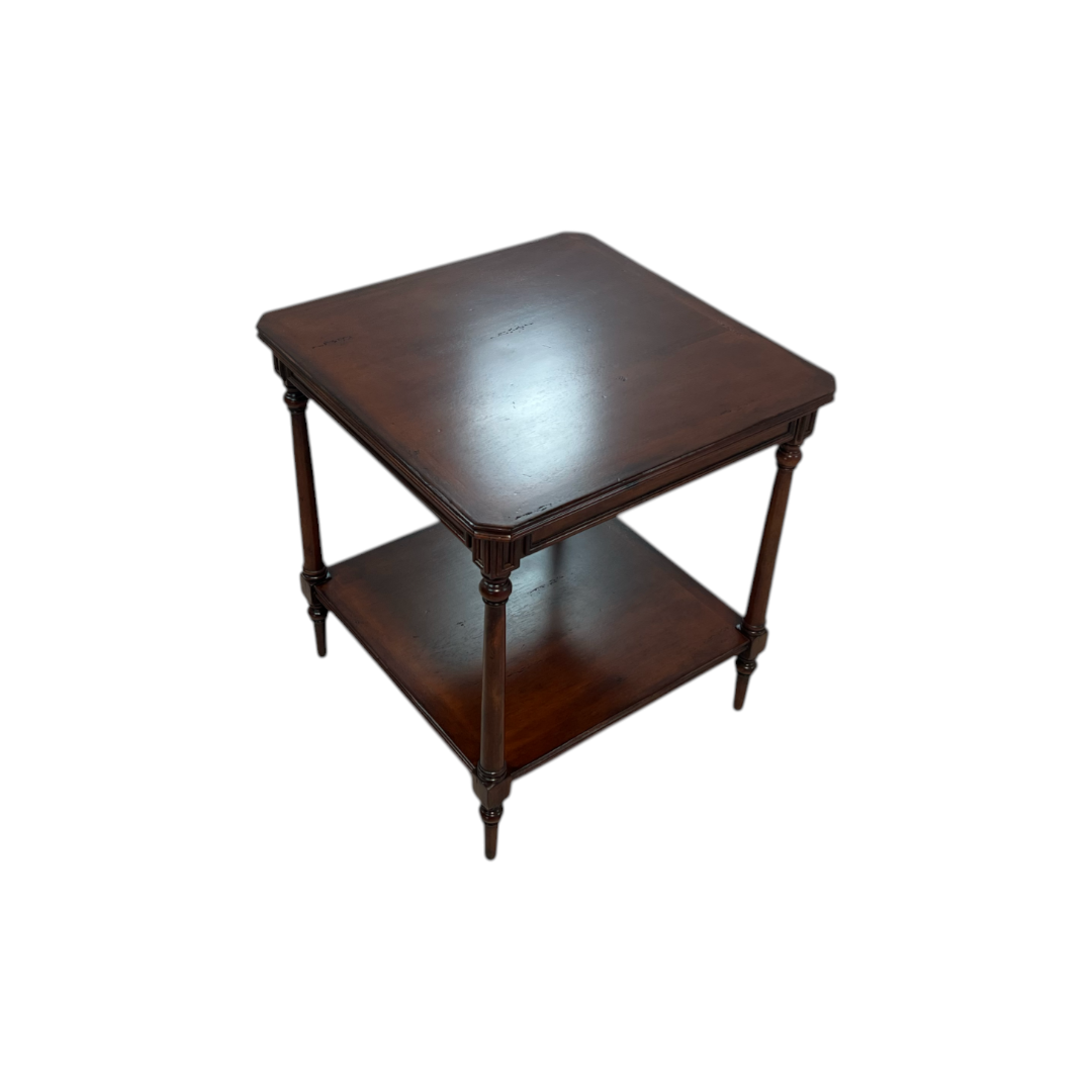 Jonathan Charles Fine Furniture Country Farmhouse Solid Wood End Table