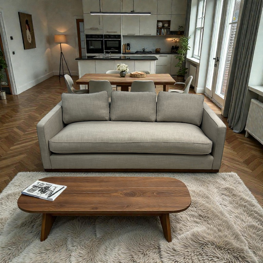Joss and Main Bobbi Upholstered Sofa, 83" × 39" × 25" — image 1 of 4