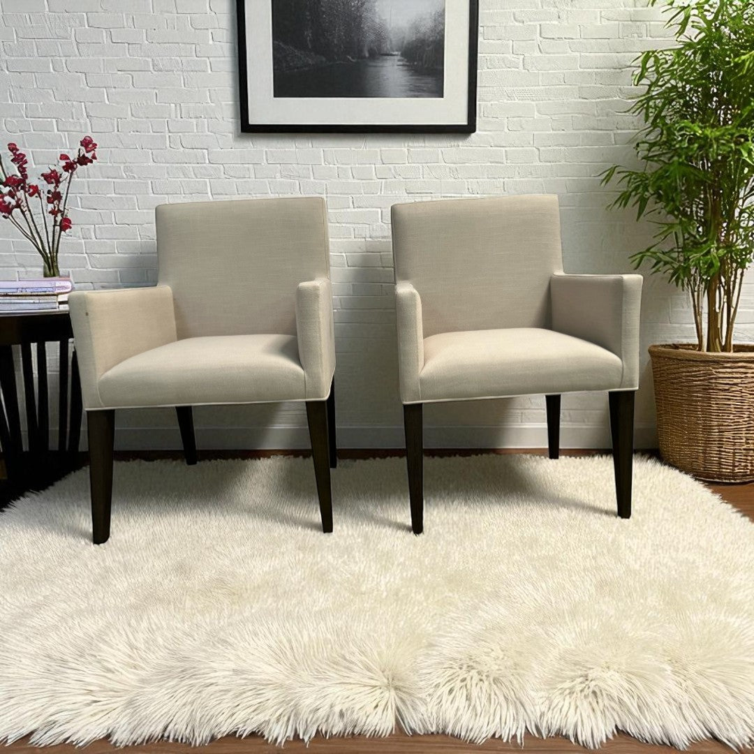 Joss and Main Meria Linen Blend Armchair Set