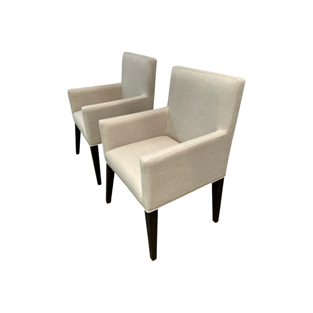 Joss and Main Meria Linen Blend Armchair Set