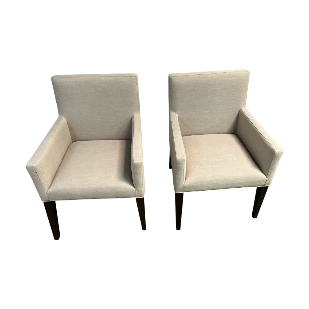 Joss and Main Meria Linen Blend Armchair Set