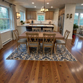 Lark Manor Tamika Wood Trestle Dining Set, 72" × 42" × 32" — image 1 of 4