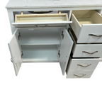 Lark Manor Vannes Bathroom Vanity with Solid Hardwood Frame Quartz Countertop