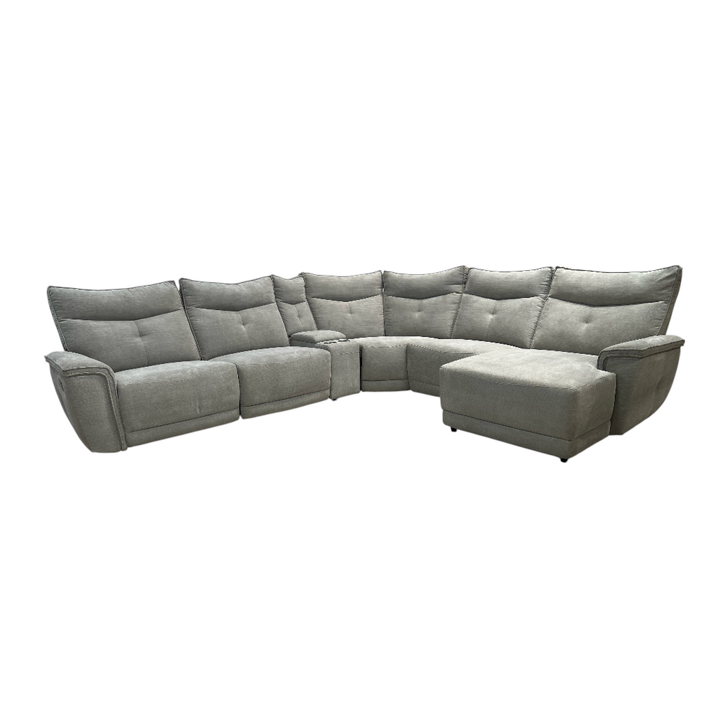Latitude Run Achernar Modular Reclining Sectional 6-Piece, 226" × 31" × 39" — image 2 of 4