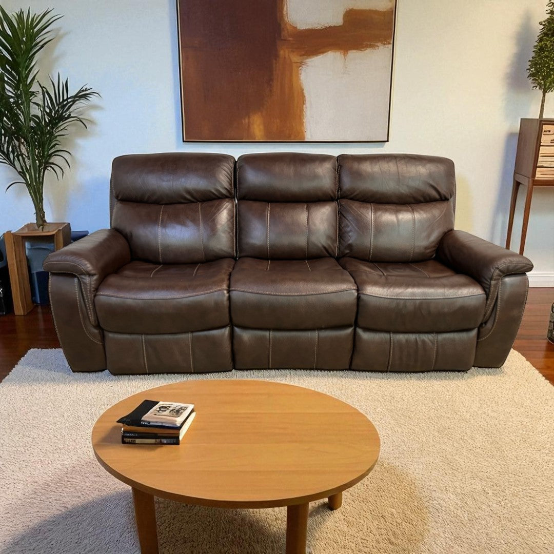 Latitude Run Faux Leather Reclining Sofa