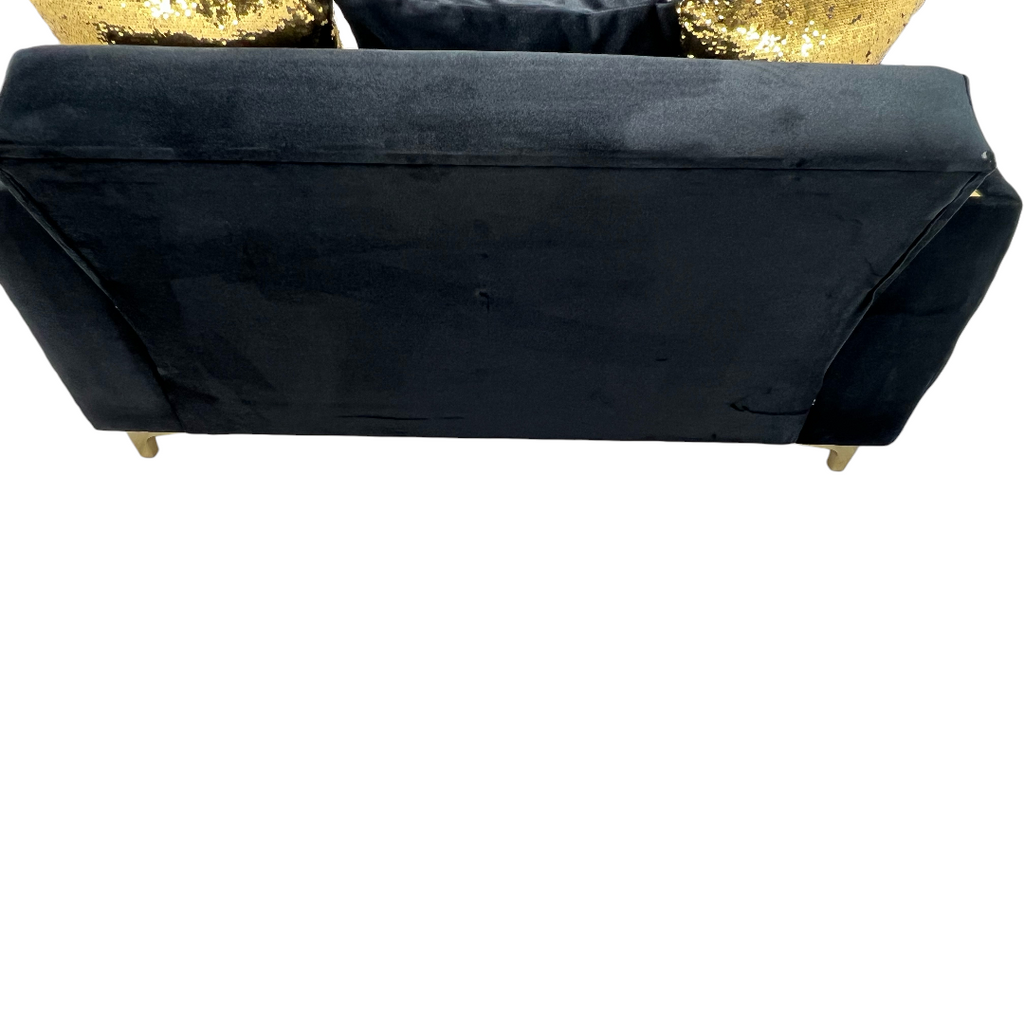 Latitude Run Lust Modern Style Loveseat In Black