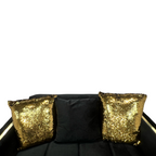 Latitude Run Lust Modern Style Loveseat In Black