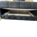 Latitude Run Lust Modern Style Loveseat In Black