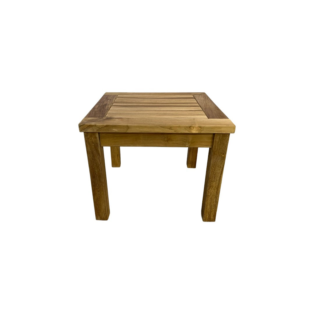 Latitude Run Teak Wood End Table