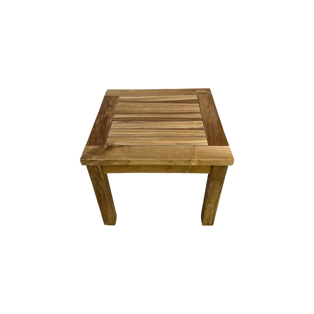 Latitude Run Teak Wood End Table