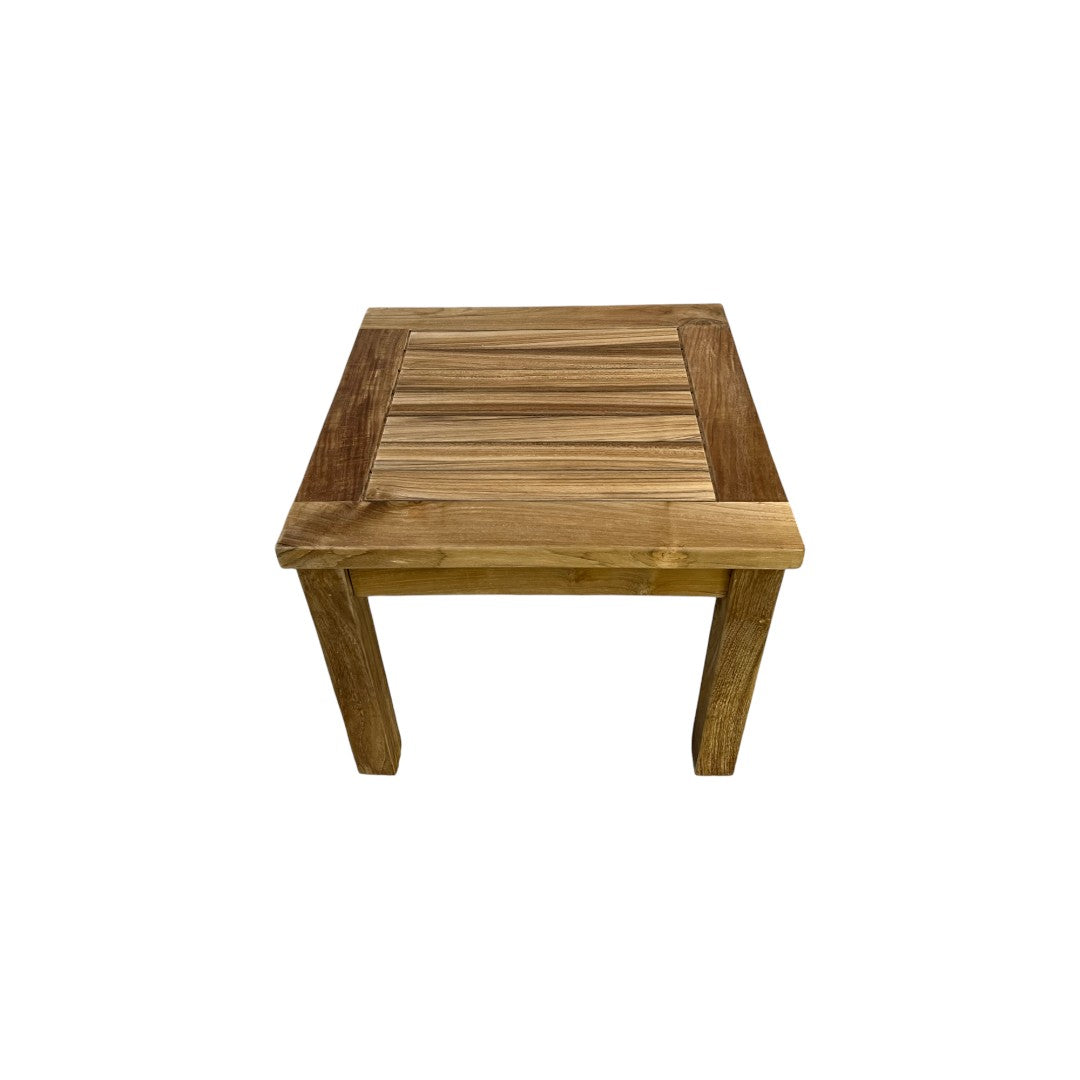 Latitude Run Teak Wood End Table