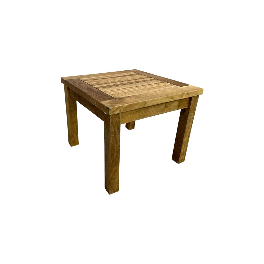 Latitude Run Teak Wood End Table