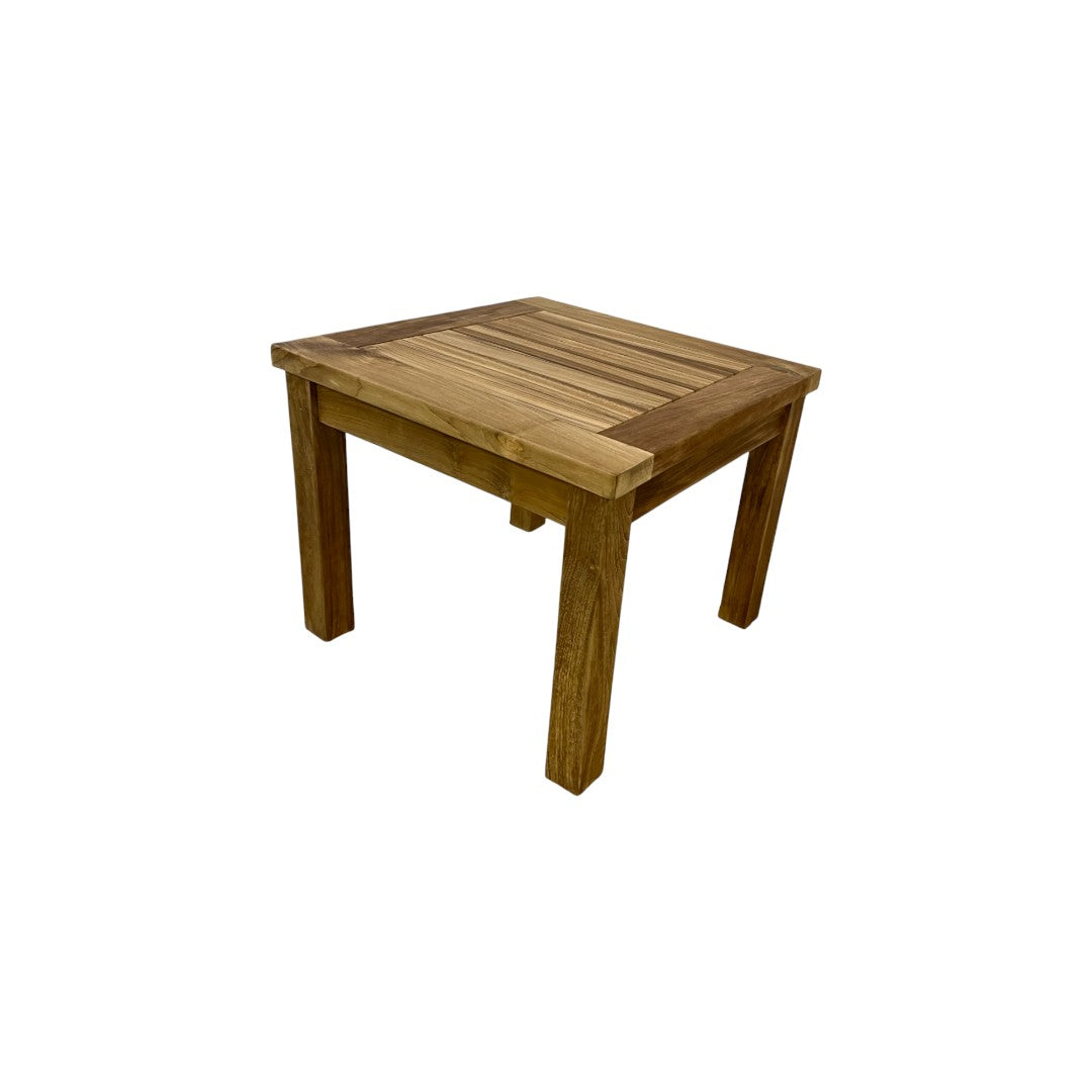 Latitude Run Teak Wood End Table