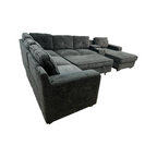 Latitude Run U-Shaped Sectional Sofa Bed Pull Out Sleeper Couch With Storage Chaise