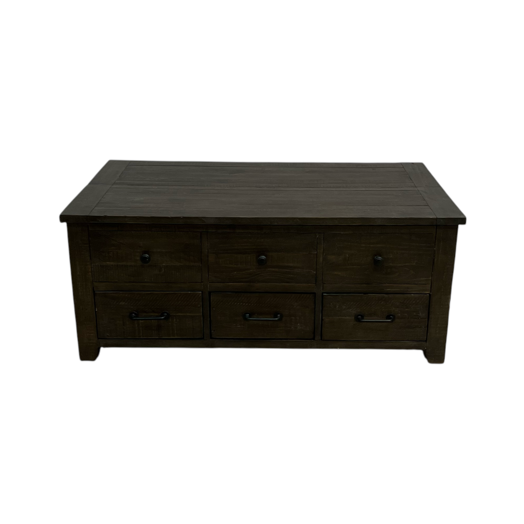 Laurel Foundry Modern Farmhouse Karley Solid Wood Single Coffee Table