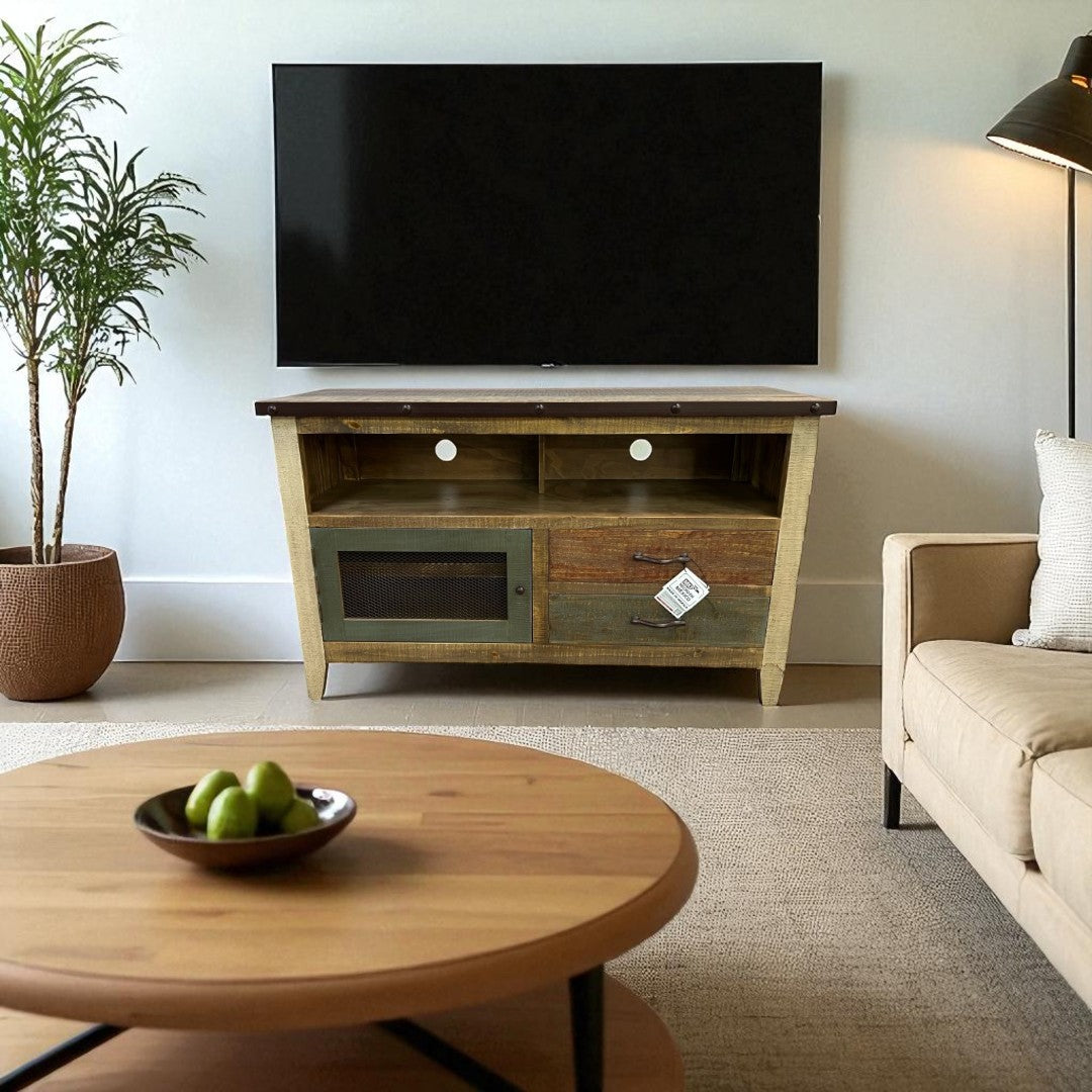 Laurel Foundry Modern Farmhouse Lupita Solid Wood TV Stand