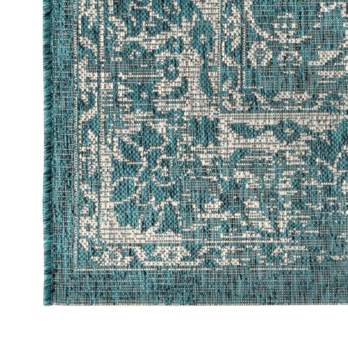 Jonathany Santa Monica SMB100C Teal/Gray Area Rug, image 4