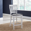 Liberty Furniture Allyson Park Counter Height Slat Back Chair, 18" × 18" × 42" — image 1 of 4