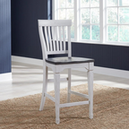 Liberty Furniture Allyson Park Counter Height Slat Back Chair, 18" × 18" × 42" — image 1 of 4