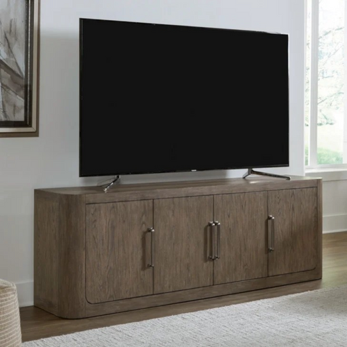 Liberty Furniture South Bend Contemporary 82 Inch TV Console with Adjustable Shelves, image 1