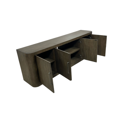 Liberty Furniture South Bend Contemporary 82 Inch TV Console with Adjustable Shelves, image 18