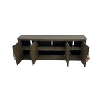Liberty Furniture South Bend Contemporary 82 Inch TV Console with Adjustable Shelves