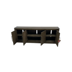 Liberty Furniture South Bend Contemporary 82 Inch TV Console with Adjustable Shelves