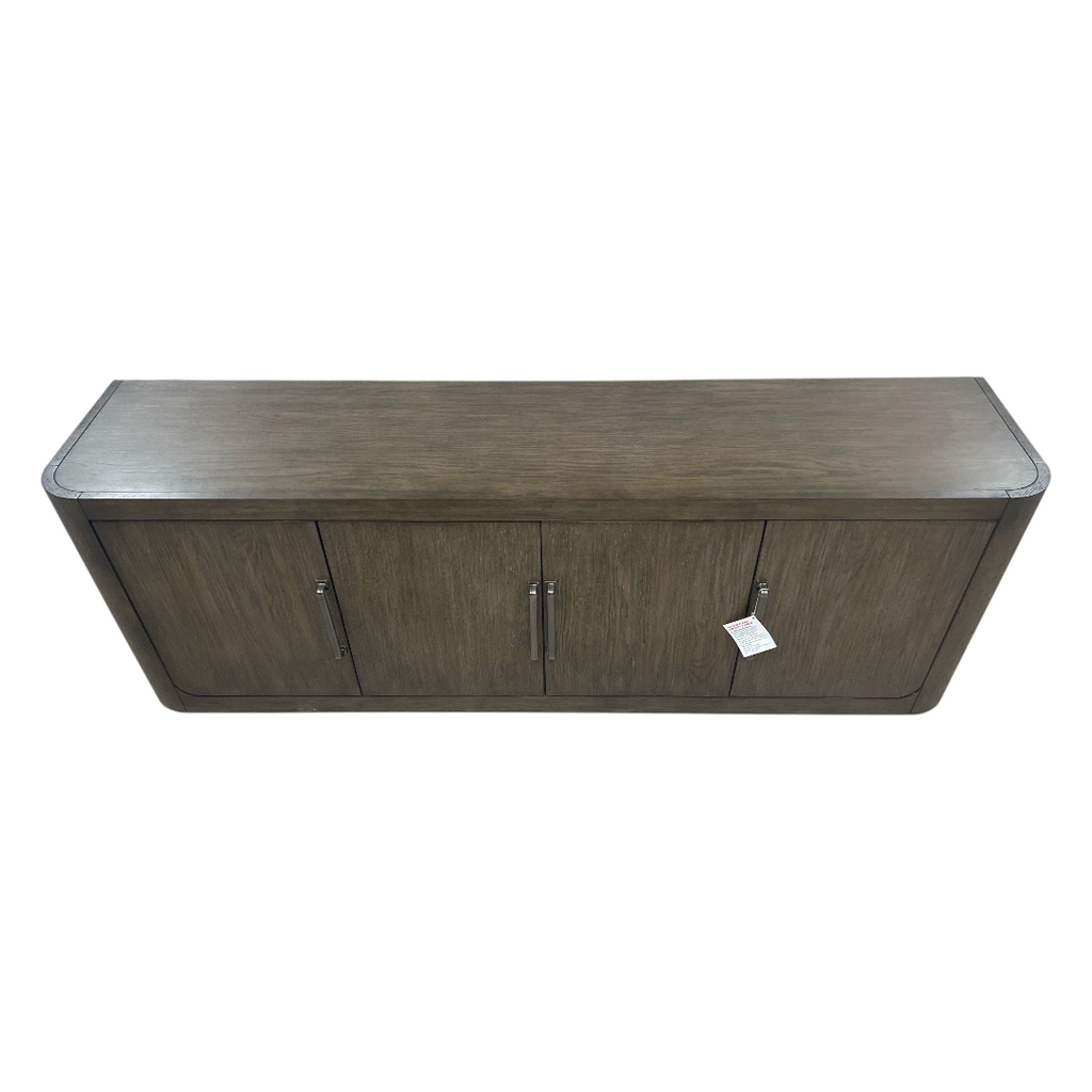 Liberty Furniture South Bend Contemporary 82 Inch TV Console with Adjustable Shelves