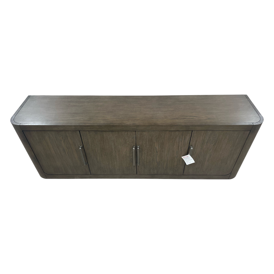 Liberty Furniture South Bend Contemporary 82 Inch TV Console with Adjustable Shelves