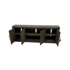 Liberty Furniture South Bend Contemporary 82 Inch TV Console with Adjustable Shelves