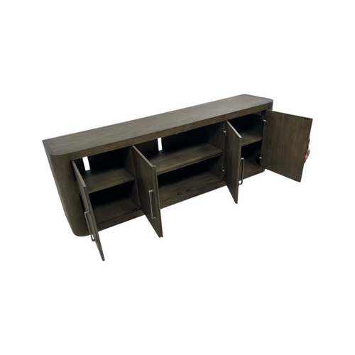Liberty Furniture South Bend Contemporary 82 Inch TV Console with Adjustable Shelves, image 11