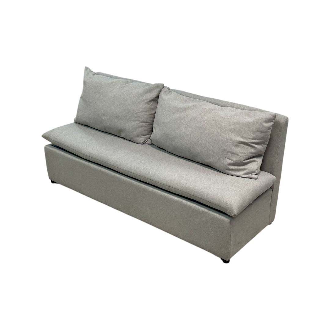 Lila Minimalist Built-in Storage Dining Banquette Bench